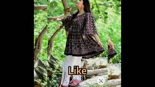 #Sindhi Ajrak Dresses Designs //My Fashion Ideas