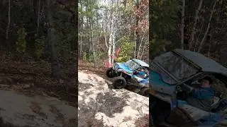 Cf Moto zforce 800 making the wall climbs on outhouse trail look easy #zforce #cfmoto #minden