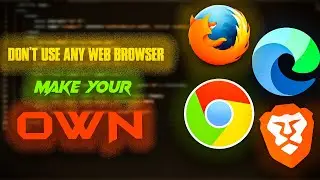 Don't use any Web Browser!!! Make your Own!!! #python #project #pyqt5