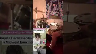 Awesome drum grooves over Bojack Horseman / Midwest Emo