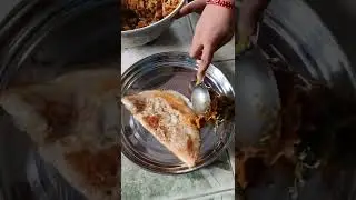 Chicken Curry or Mutton Fry 🤤 |  Dosa Eating Challenge #shorts #foodie #foodvlogs #food #telugufood
