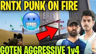 RNTX Punk on Fire 🥵 Goten Aggressive 1v4 💀🔥