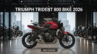 2026 Triumph Trident 800 STUNS Everyone! Triple Power, Speed & Price Revealed