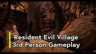Resident EvilVillage 3rd Person Gameplay - #PS5 4K