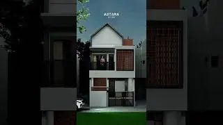 Design fasade rumah 2 lantai untuk keluarga