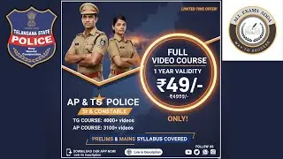 ​👮&zwj;♂️AP & TELANGANA SI, PC FULL CLASSES🔥👌🏻| #tglprb #aplprb #constable #policejobs #army