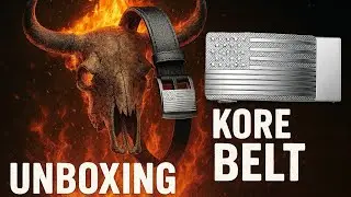 🔥 UNBOXING the TOUGHEST Belt in America | Kore Black Buffalo Leather Gun Belt @Koreessentialsbrand