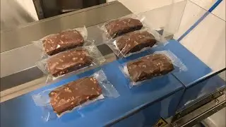 Emballage de biscuits - cake - ensacheuse horizontale flowpack - Machine d'emballage - FR PACK