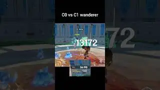 c1 wanderer is so fun now :P  #genshinimpact #genshinimpact #wanderer #comparison #information