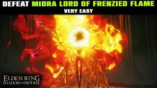 How to DEFEAT MIDRA BOSS - LORD OF FRENZIED FLAME Very Easy | Elden Ring Shadow of the Erdtree DLC