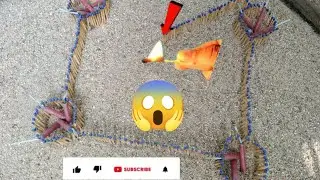 ‼️Lot Of Diwali Big Vs Red Matchstick Chain Reaction Domino 😱 👀‼️