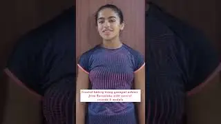Youngest, best female athlete -National games 2022 #athletetestimonial #swimmer #sportsnutrition