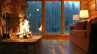 ASMR Fireplace 🔥 Cozy Fire Sounds + Relaxing Piano Music for Sleep, Stress Relief & Insomnia