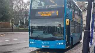 *Bus on diversion* * Nice ride* on arriva volvo B9TL Optare Olympus 4114 YJ08 EEU on route 1