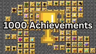 I ADDED OVER 1000 ACHIEVEMENTS TO MY MINECRAFT WORLD!