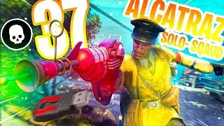 Raygun saved my Xim Apex🏥|37 Kill Solo Squad BO4 Blackout Alcatraz Handcam Gameplay