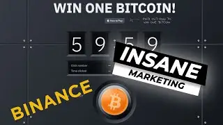 Binance Bitcoin button game - Click the button to win a bitcoin