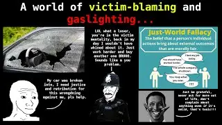 We live in a world of VICTIM-BLAMING and GASLIGHTING