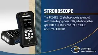 Product presentation Stroboscope PCE-LES 103 | PCE Instruments