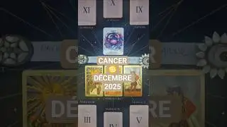 Cancer ♋️  D&eacute;cembre 2025 guidance #astrocancer #Cancer #astrologie2025