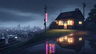Lofi Music Tokyo Rain 🌧️ | Calm Night Vibes for Work & Study
