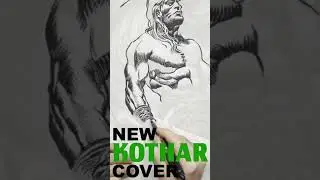 Unveiling the New: Kothar Barbarian Swordsman's Book Cover Art!  #swordandsorcery #bookcoverart