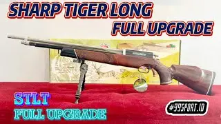 SENAPAN ANGIN SHARP TIGER LONG KAYU UKIR FULL UPGRADE