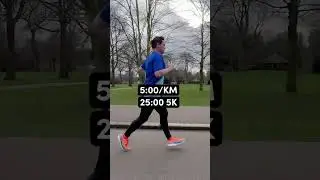 What 5K Paces Look Like #running #5k