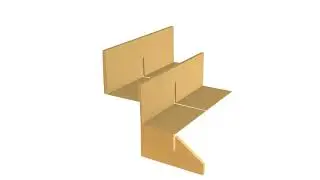 Assembly animation for Stand-Store four pocket display stands