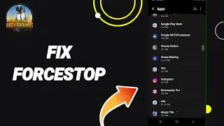 How To Fix Forcetop On Pubg Moblle App