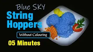 Vibrant Blue String Hoppers Using Natural Flower Extract 2025 _ 5 Minutes
