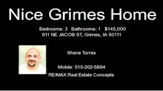 611 NE JACOB ST, Grimes, IA 50111