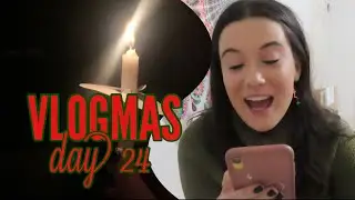 Vlogmas Day 24: Christmas Eve candlelight service & reading the Christmas story!