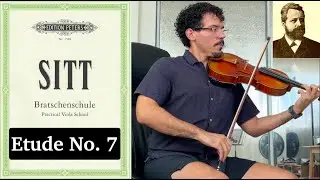 Hans Sitt Viola Etude No. 7