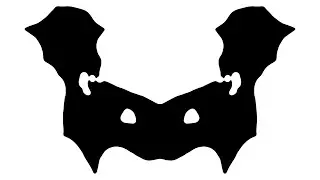 Bad Apple but it's an inkblot test