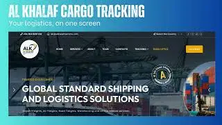 Real-time Cargo Tracking - AL KHALAF MARITIME