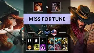 Miss Fortune Mid vs Twisted Fate - NA Diamond Patch 25.16