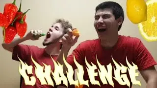 HOT Pepper Lemon Juice Challenge! /w Xylophoney, TheIronMango & Mau5Craft