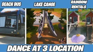DANCE AT RAINBOW RENTALS, BEACH BUS AND LAKE CANOE LOCATION (8 BALL VS SCRATCH OVERTIME CHALLENGES)