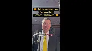 🎃 Halloween weather forecast for Denver + Colorado! 🎃