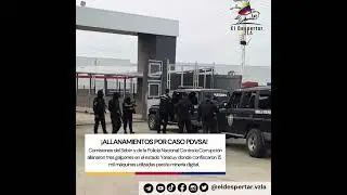 Siguen los allanamientos por el caso de PDVSA/CRIPTO.