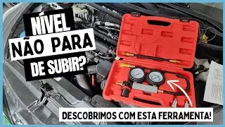 🧐 HB20 subindo nivel e jogando líquido de arrefecimento pra fora! Teste de vazamento de cilindros!!