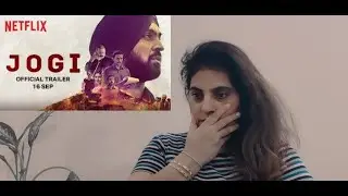 Reaction on Jogi | Official Trailer | Diljit Dosanjh, Hiten Tejwani, Zeeshan Ayyub | Aao React Kare