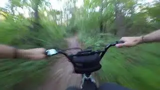Zooz Ultra Urban ripping woods single track.