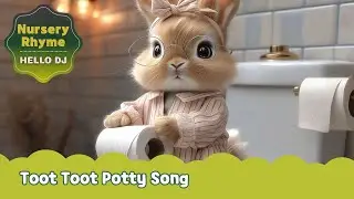 Toot Toot Potty Song 🚽 | Fun & Educational Children's Song About Poop! | HELLO DJ