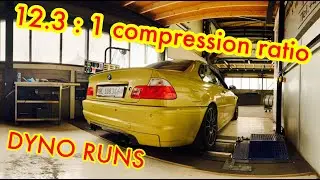 BMW M3 E46 12,3:1 compression ratio