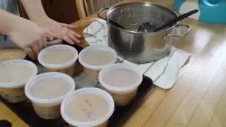 How to package individual soups for the freezer!