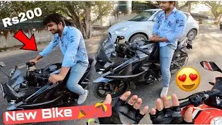 Finally Middle Class Boy&rsquo;s Dream Come True 🥰 | Taking  delivery of Pulsar Rs200 🎉