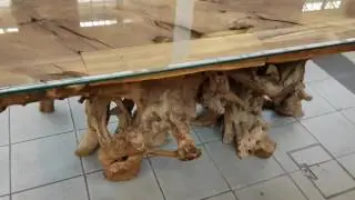 teak wood table