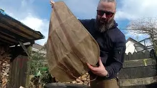 17/90 Survival Waxed canvas Firewood Carrier From Better Bushcraft